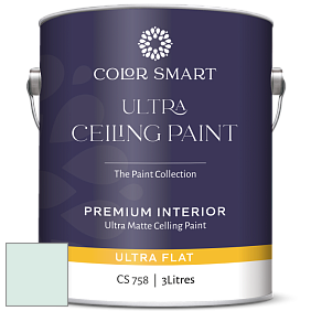 COLOR SMART CS 758 ULTRA CEILING PAINT ультраматовая краска цвет 2040-70 Spring Mint