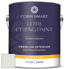 COLOR SMART CS 758 ULTRA CEILING PAINT ультраматовая краска цвет OC-55 Paper White