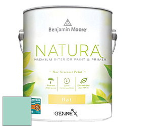 Benjamin Moore 514 Natura Interior Semi-Gloss Finish краска цвет 2041-50 Sea Mist Green