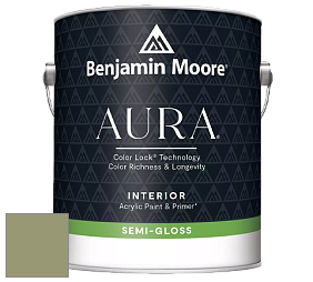 Benjamin Moore Aura 528 Waterborne Interior Semi-gloss Finish краска цвет AF-445 