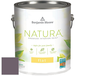 Benjamin Moore 512 Natura Interior Flat Finish матовая краска цвет 2116-30 Cabernet