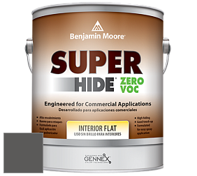 Benjamin Moore 355 Super Hide Zero Voc Interior Flat краска цвет 2134-30 Iron Mountain