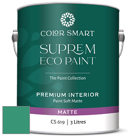 COLOR SMART CS 619 SUPREM ECO PAINT матовая краска цвет 2047-30 Rolling Hill Green
