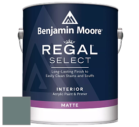 Benjamin Moore 548 IRegal Select Interior Paint - Matte краска цвет 2123-20 Caribbean Teal