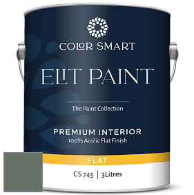 COLOR SMART CS 745 ELIT PAINT глубокоматовая моющаяся краска цвет NCS S 6010-G10Y 