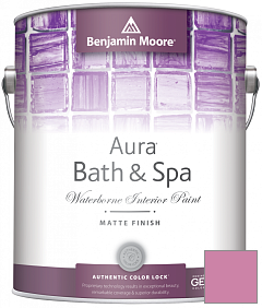 Краска Benjamin Moore Aura Bath & Spa Interior Paint Matte Finish (532) цвет 2078-40 Paradise Pink