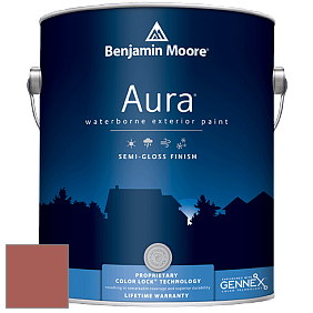 Benjamin Moore Aura 632 Waterborne Exterior Semi-Gloss Finish краска цвет 2089-20 Rosy Peach