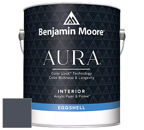 Benjamin Moore Aura 524 Waterborne Interior Eggshell Finish краска цвет 833 Evening Sky