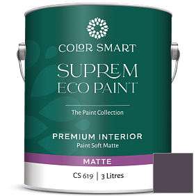 Краска COLOR SMART CS 619 SUPREM ECO PAINT матовая краска цвет 2072-20 Black Raspberry