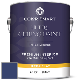 COLOR SMART CS 758 ULTRA CEILING PAINT ультраматовая краска цвет NCS S 5540-R70B 