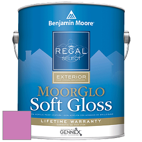 Benjamin Moore W096 Regal Select Exterior Paint-Moor GloSoft Gloss Finish краска цвет 2077-40 Spring Azalea