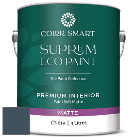 COLOR SMART CS 619 SUPREM ECO PAINT матовая краска цвет 2062-20 Gentleman's Gray