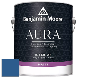 Benjamin Moore Aura 522 Interior Paint - Matte краска цвет NCS S 4050-R80B 