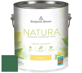 Benjamin Moore 512 Natura Interior Flat Finish матовая краска цвет 2040-20 Green Meadows