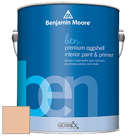 Benjamin Moore Ben W626 Premium Interior Latex Eggshell краска цвет 2166-50 Creamy Orange