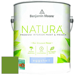 Benjamin Moore 513 Natura Interior Eggshell Finish краска с блеском цвет 2029-10 Basil Green