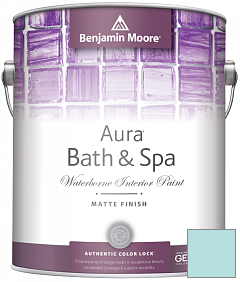 Краска Benjamin Moore Aura Bath & Spa Interior Paint Matte Finish (532) цвет 750 Seabrook