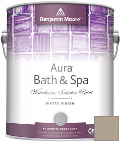 Краска Benjamin Moore Aura Bath & Spa Interior Paint Matte Finish (532) цвет AF-150 