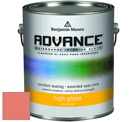 Benjamin Moore 794 Advance Interior Paint-High Gloss глянцевая алкидная эмаль цвет 013 Fan Coral
