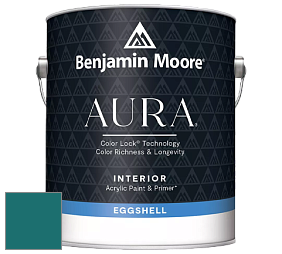 Benjamin Moore Aura 524 Waterborne Interior Eggshell Finish краска цвет 2056-20 Jade Garden