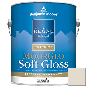 Краска Regal Select Exterior Paint-Moor GloSoft Gloss Finish (W096) цвет 1520 Hushed Hue