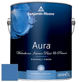 Benjamin Moore Aura 524 Waterborne Interior Eggshell Finish краска цвет NCS S 3050-R80B 