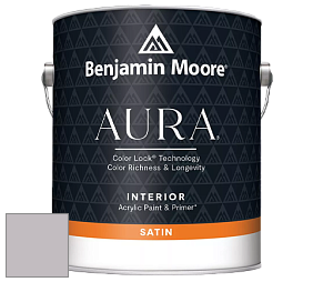 Benjamin Moore Aura 526 Waterborne Interior Satin Finish покрытие цвет 1445 Piano Concerto