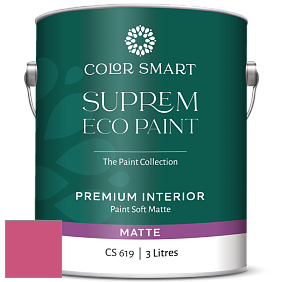 COLOR SMART CS 619 SUPREM ECO PAINT матовая краска цвет NCS S 1070-R20B 