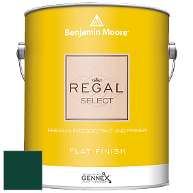 Benjamin Moore 547 Regal Select Waterborne Interior Flat Finish краска цвет RAL 6005 