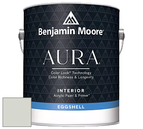 Benjamin Moore Aura 524 Waterborne Interior Eggshell Finish краска цвет OC-56 Moonshine