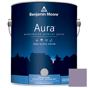Краска Aura Waterborne Exterior Semi-Gloss Finish (632) цвет 1384 Carolina Plum