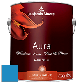 Benjamin Moore Aura 526 Waterborne Interior Satin Finish покрытие цвет NCS S 2060-R90B 