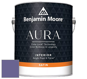 Benjamin Moore Aura 526 Waterborne Interior Satin Finish покрытие цвет 1399 Seduction