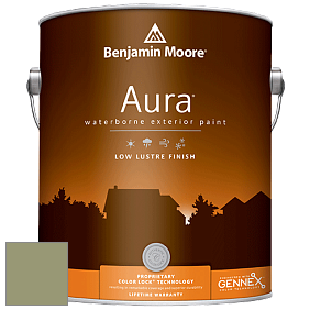 Benjamin Moore Aura 634 Waterborne Exterior Low Lustre Finish краска цвет AF-445 