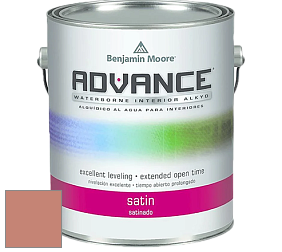 Benjamin Moore 792 Advance Interior Paint-Satin эмаль цвет 040 Peaches 'n Cream