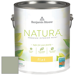 Benjamin Moore 512 Natura Interior Flat Finish матовая краска цвет NCS S 3010-G40Y 