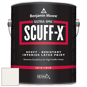 Benjamin Moore 486 Ultra Spec SCUFF-X Interior Satin Finish краска цвет OC-129 Alabaster