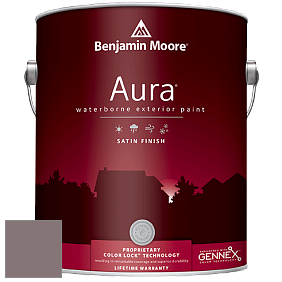 Benjamin Moore Aura 631 Waterborne Exterior Satin Finish краска цвет 2113-40 Cinnamon Slate