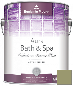 Краска Benjamin Moore Aura Bath & Spa Interior Paint Matte Finish (532) цвет 488 Mountain Lane