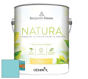 Benjamin Moore 514 Natura Interior Semi-Gloss Finish краска цвет 2056-50 Baby Boy Blue