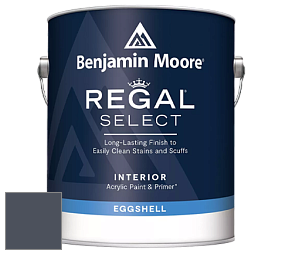 Benjamin Moore 549 Regal Select Waterborne Interior Eggshell Finish краска цвет 833 Evening Sky
