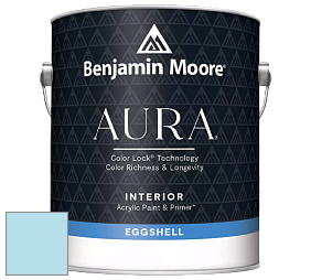 Benjamin Moore Aura 524 Waterborne Interior Eggshell Finish краска цвет 785 Morning Glory