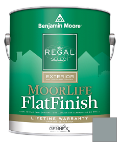 Краска Regal Select Exterior Paint-MoorLife Flat Finish (W105) цвет 2122-30 Cloudy Sky