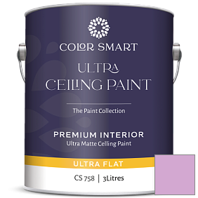 Краска COLOR SMART CS 758 ULTRA CEILING PAINT ультраматовая краска цвет 2075-50 Pink Taffy