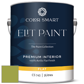 COLOR SMART CS 745 ELIT PAINT глубокоматовая моющаяся краска цвет NCS S 2060-G50Y 
