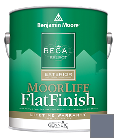 Краска Regal Select Exterior Paint-MoorLife Flat Finish (W105) цвет 1441 Amethyst Shadow