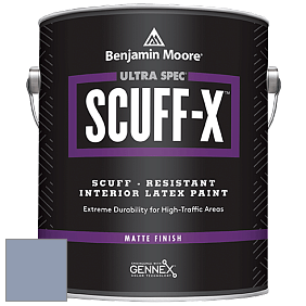 Benjamin Moore 484 Ultra Spec SCUFF-X Interior Matte Finish краска цвет NCS S 3020-R70B 