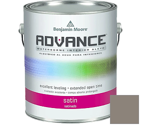 Краска Benjamin Moore 792. Advance Interior Paint-Satin эмаль цвет 2111-40 Taos Taupe