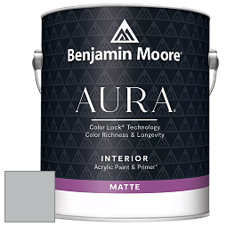 Benjamin Moore Aura 522 Interior Paint - Matte краска цвет 1605 Winter Solstice