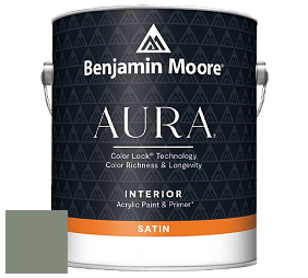 Benjamin Moore Aura 526 Waterborne Interior Satin Finish покрытие цвет RAL 7033 